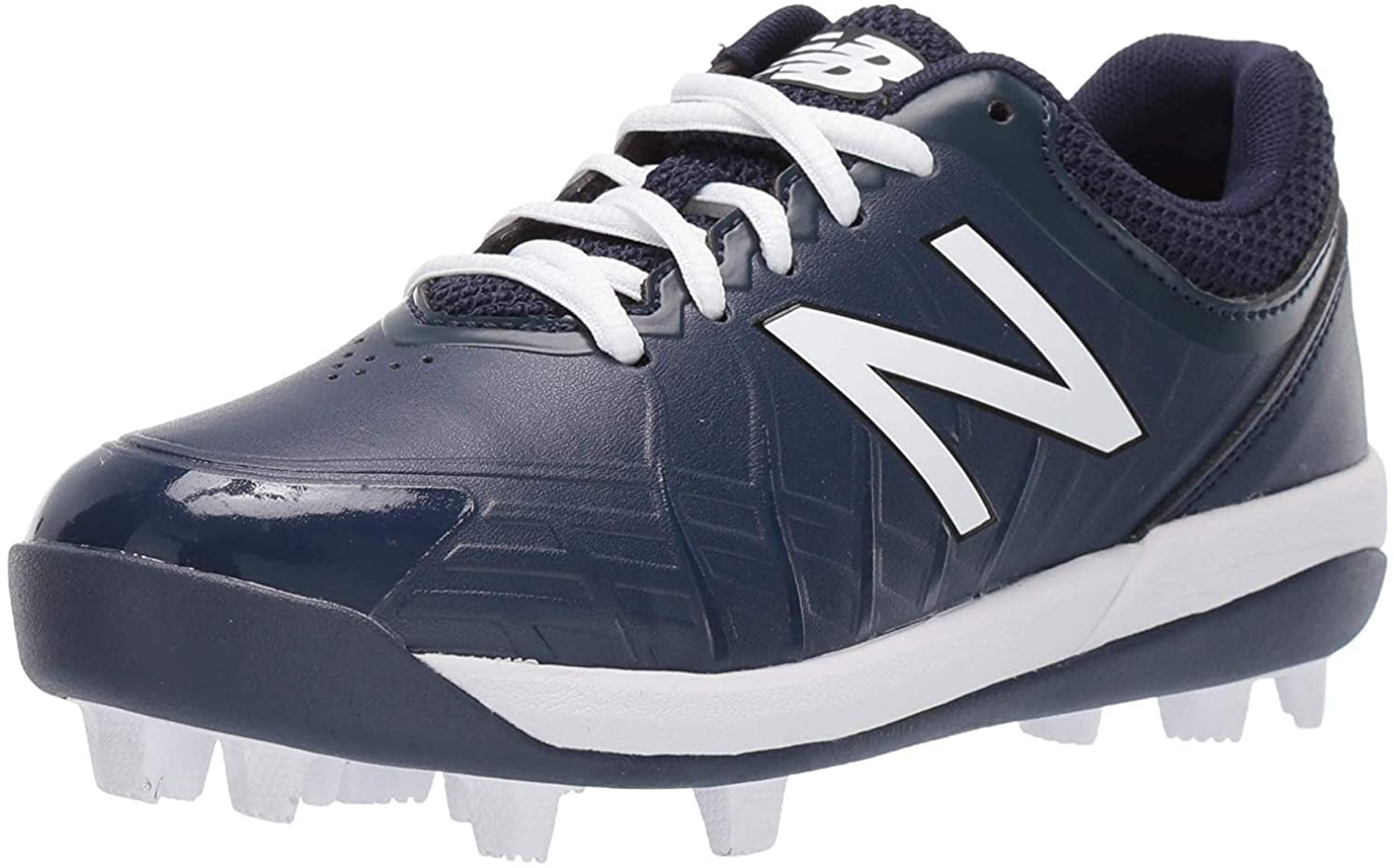 New Balance Kid's 4040 V5 Molded Baseball Shoe, Navy, 11.5 W US Little