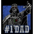 thumbnail image 2 of Men's Star Wars Darth Vader Number One Dad  Sweatshirt Black 2X Large, 2 of 4