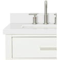 thumbnail image 3 of Ariel H061DWQRVOWHT Bristol 61" Free Standing Double Rectangular Basin Vanity Set - White, 3 of 7