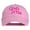 Pink, variant on Girl's Nite Embroidered Pigment Dyed Brass Buckle Cap - Stone OSFM