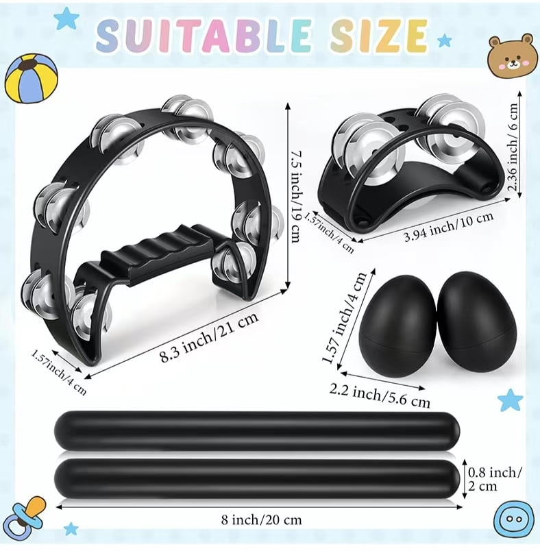Hand drum, children, adults, KTV、 Half moon shaped hand drum and egg shaker exclusively for parties