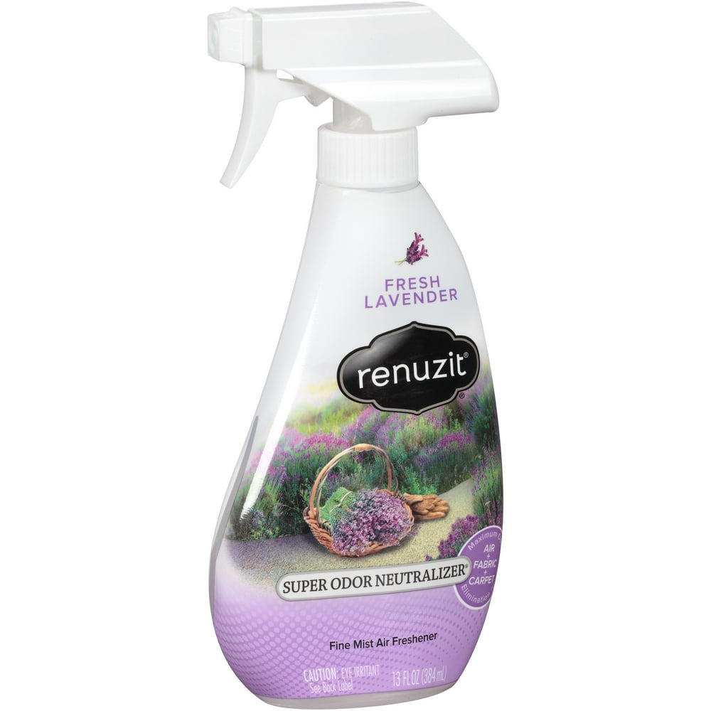 Renuzit Super Odor Neutralizer Trigger Spray, Fresh Lavender, 13 Oz