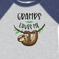 thumbnail image 4 of Inktastic Gramps Loves Me Cute Sloth and Baby Boys or Girls Baby Bodysuit, 4 of 5