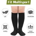 thumbnail image 3 of 4 Pairs Kids Soccer Socks Baseball Softball Youth Athletic Boys Girls Knee High Socks, 3 of 6