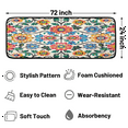 thumbnail image 2 of CURLYOOT Mexican Floral Runner Rug 2'x6' Washable Kitchen Runner Rug Indoor Non Slip Laundry Rugs Mexico Flower Floor Carpet for Hallway Kitchen Entryway Bedroom Living Room, 2 of 9