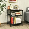 thumbnail image 2 of Costway 3-Tier Black Rolling Printer Stand Costway 3-Tier Black Rolling Printer Stand, Black, 2 of 10