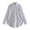 White, variant on HAiming Women Long Sleeve Shirts Casual Lapel V Neck Button down Tops Oversized Loose Solid Color Blouse with Pocket