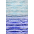 thumbnail image 2 of Addison Rugs Dream Shag Premium Machine Washable Transitional Stripes Blue Rectangle Rug, 10' x 14', 2 of 8