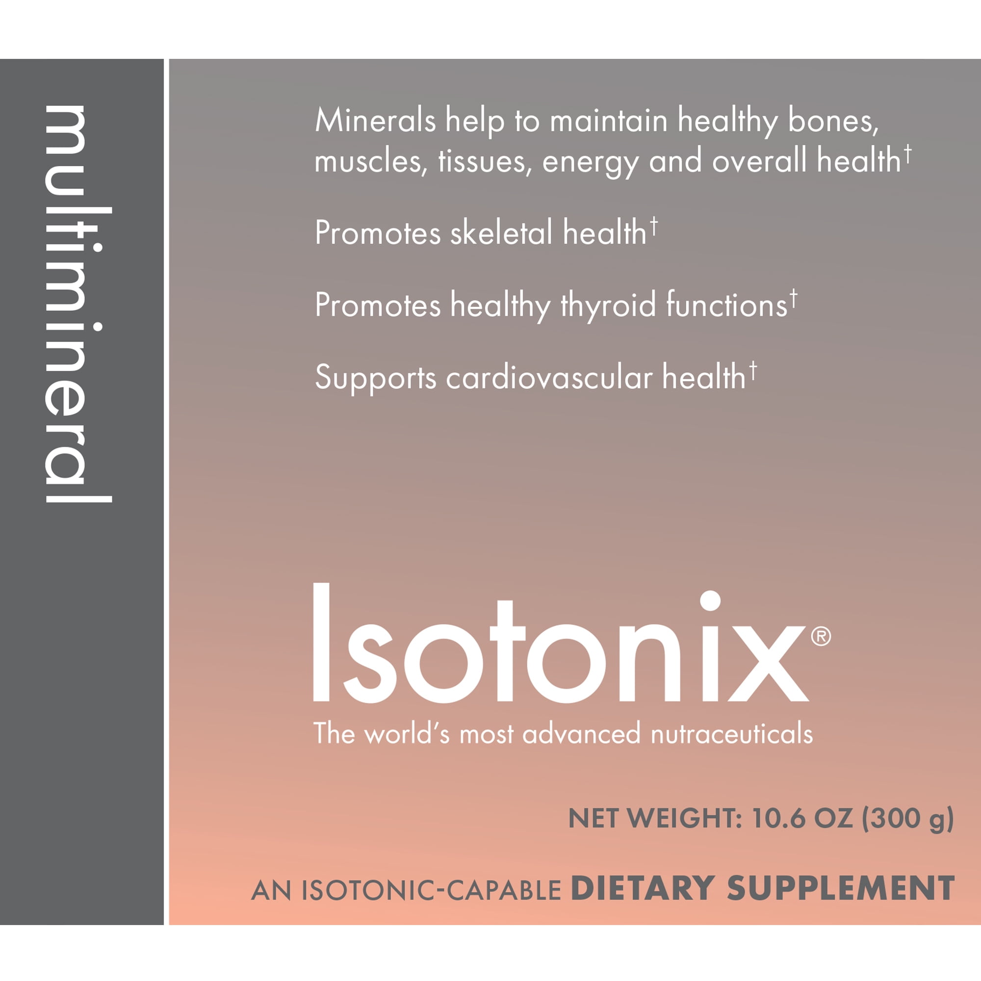 Isotonix Multi-Mineral Supplement: Magnesium Glycinate, Vitamin D, Zinc, Calcium & Vitamin C – Supports Bone Strength, Muscle Function, Immune Health, and Energy – 45 Servings