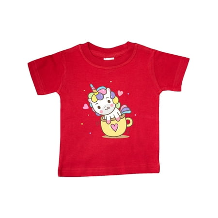

Inktastic Teacup Unicorn Gift Baby Boy or Baby Girl T-Shirt