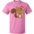 thumbnail image 3 of Inktastic Cute Squirrel, Squirrel With Flowers, Fluffy Tail T-Shirt, 3 of 5