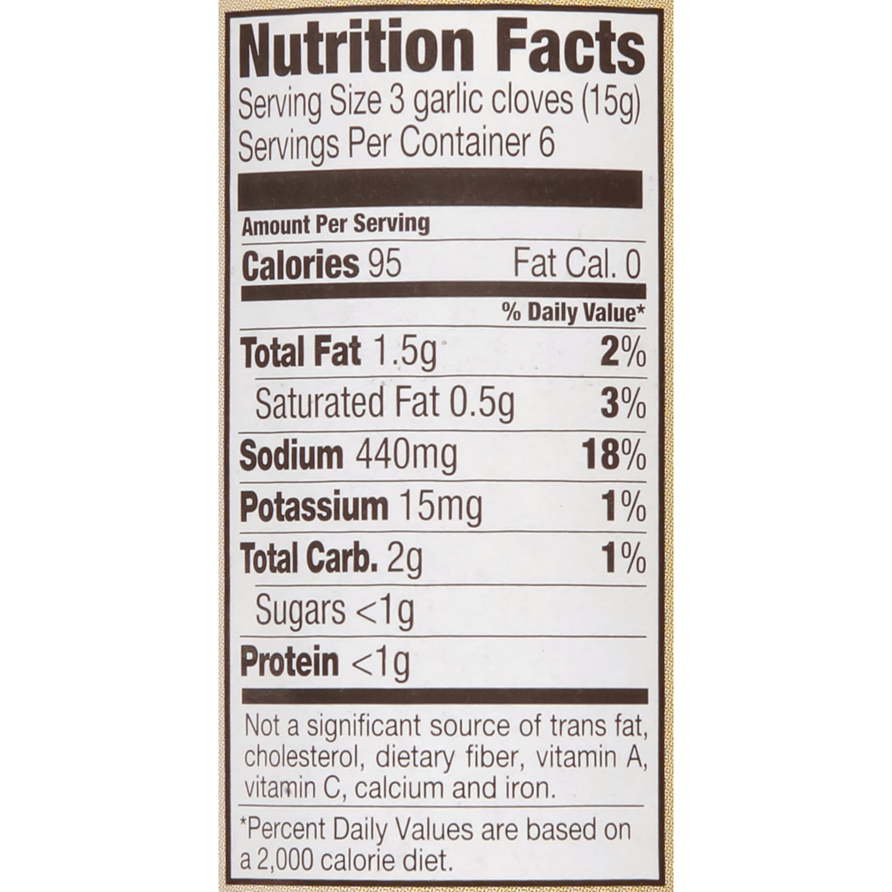 33 Garlic Nutrition Label Labels Design Ideas 2020