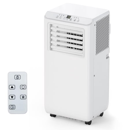 Portable Air Conditioner 10 000 Btu 450 Sq Ft 3-In-1 Ac Unit with Dehumidifier Fan Remote for Apartments and Homes Led Display Window Vent Kit