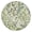 Floral, variant on Floral & Hummingbird Round Table Cover Elastic Edge Waterproof Tablecloth with Botanical Garden Print