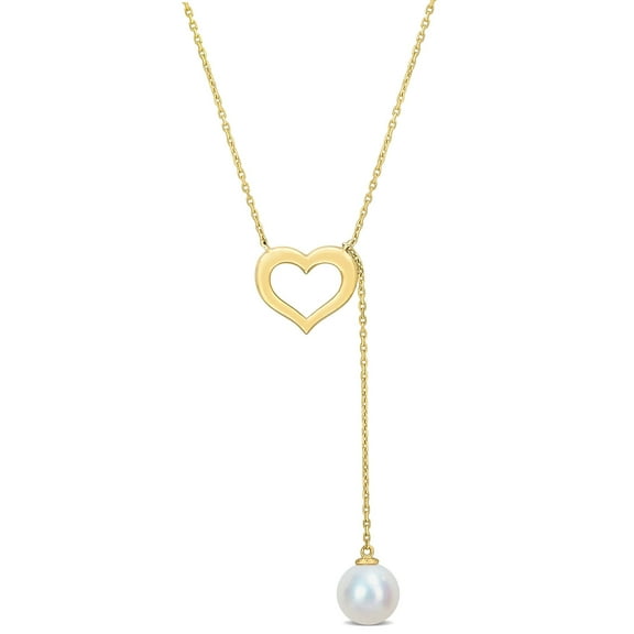 Everly Women's Cultured Pearl 10k Yellow Gold Necklace