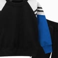 thumbnail image 5 of HFHAPW Baby Boy Clothes Outfits Fall Long Sleeve Spliced Color Sweatshirt Tops Casual Pants Newborn 2Pcs Set 0 6 12 18 Months 2T 3T 4T 5T 6T 7T 8T 9T(Black,6-7 Y), 5 of 5