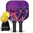 thumbnail image 1 of Pickleball Factory PB00025-4-G Best Pickleball Set - Hip-Hop Artists Pickleball Rackets, Pickleball Court Set, Glassfiber Graphite, 1 of 1