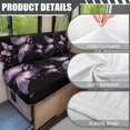 thumbnail image 6 of XYZCANDO Purple Butterfly RV Dinette Cushions Comfortable RV Decor Stylish Bench Seat Cover Universal Cushion Covers for Couches and Sofas Washable Slip Covers, 6 of 7