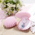 thumbnail image 6 of UDIYO Fashion Shell Shape Jewelry Display Gift Box Case for Necklace Earrings Ring, 6 of 6