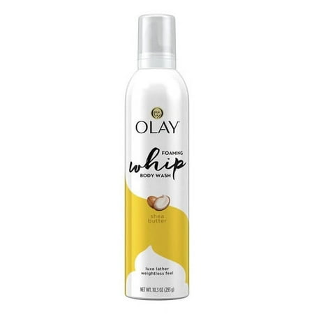 Foaming Whip body Wash by Olay, Shea Butter, 10.3 Oz, 6 Pack
