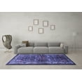 thumbnail image 3 of Ahgly Company Machine Washable Indoor Rectangle Persian Blue Traditional Area Rugs, 4' x 6', 3 of 4