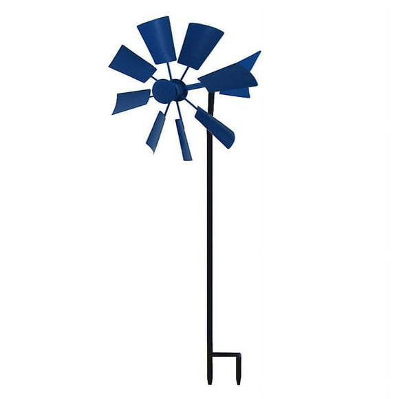 Willow Leaf Windmill - by Wind Energy - Patio lawn and garden in both directions(Blue)