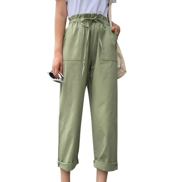 Korean high waist pants 2025
