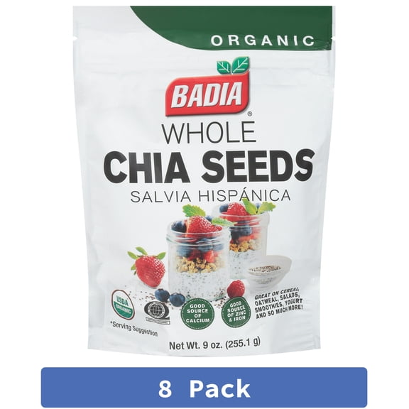 Badia Chia Seed Spice 9 oz (Pack Of 8)