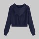 thumbnail image 5 of ICHUANYI Liquidación Mujer Casual Manga Larga Cremallera Bolsillo Camisa Sudadera Con Capucha Tops ICHUANYI WER202308255943, 5 of 5