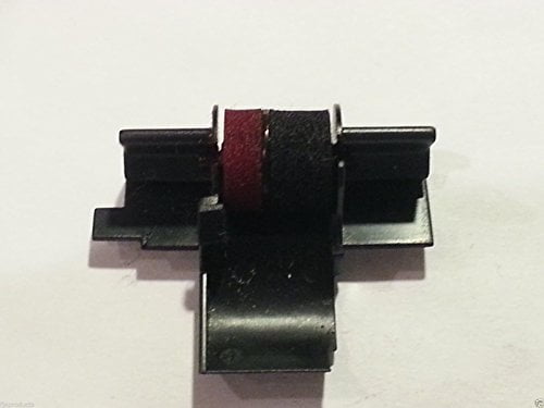 CASIO HR110 Black Red Ink Rollers Pack of 3 non-OEM by SMCO 
