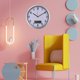 thumbnail image 4 of Reloj de pared de 10 pulgadas con termómetro e higrómetro, preciso, para colgar en casa o en la oficina. Pilas no incluidas, color plateado., 4 of 6
