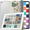 thumbnail image 1 of DuraSafe Cases iPad 9,7 Pouces 5 6e Gén Air 1 2 MRJN2LL/A MR7G2LL/A MR7F2LL/A MP2F2LL/A MP2G2LL/A MPGT2LL/A Étui iPad Imprimé avec Dos Rigide Givré Translucide - Fleurs Aquarelle, 1 of 8