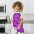 thumbnail image 4 of Cute Spider Web Halloween Pattern Kids Aprons for Girls and Boys,Adjustable Neck Strap Toddler Aprons for Kids Cooking Baking,23.6"x19", 4 of 7