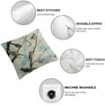 thumbnail image 6 of nygtbtfer  Ink Painting Watercolor Grey Blue Birds Decorative Throw Pillow Cover Case Home Living Room Bed Sofa Car  Linen Square White, 6 of 7