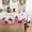 Pink, variant on Halloween Tablecloth 60×104 Inch Rectangular, Jack-O-Lantern Pumpkin Cobweb Scary Themed Pink Washable Table Cover for Party Picnic Dinner Decor
