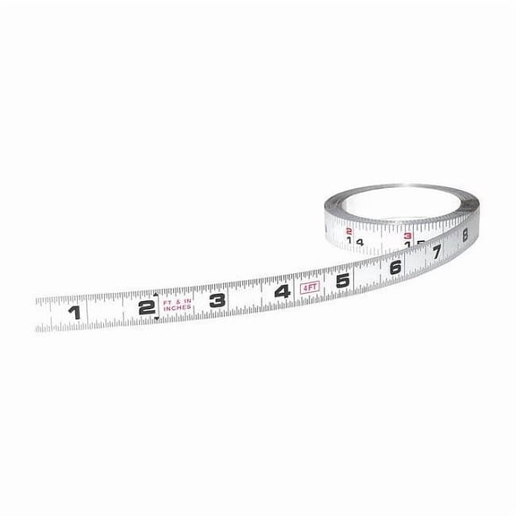 Us Tape 48 in Adhesive Tape Measure, 1/2 in Blade 50019