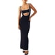 thumbnail image 4 of Vestido de tubo de rayas sin tirantes Y2k para mujer, vestido bodycon sin mangas, vestido largo de punto, sexy, sin espalda, maxi vestido clubwear, 4 of 5