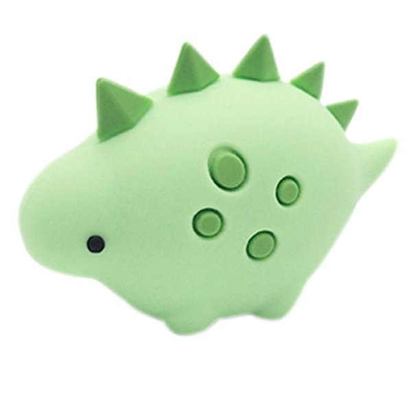 Lindo Protector De Datos Con Cable Para Animales Con Forma De Animal , Decora Tu Cable Estegosaurio verde Sunnimix Cable Organizer Protector