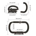 thumbnail image 3 of ABS Camera Grip Stabilizer Expansion Cage Mount for Adventure Shoot Handheld Camera Bracket for Perfectly Smooth Footage, 3 of 4