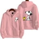thumbnail image 4 of Snoopy-Sudadera con capucha y cremallera para hombre y mujer, chaqueta blanca de dibujos animados de Anime, abrigos de gran tamaño para pareja, primavera y otoño, novedad de 2024, 4 of 5