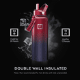 thumbnail image 3 of Iron Flask 40 oz Dark Rainbow Stainless Steel Water Bottle, 3 of 7