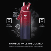 Iron Flask 40 oz Dark Rainbow Stainless Steel Water Bottle