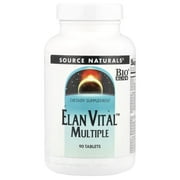 Source Naturals Elan Vital Multiple for Multiple Body System Support 90 Tablets