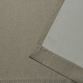 thumbnail image 2 of Exclusive Home Curtains 2 Pack Eglinton Woven Blackout Grommet Top Curtain Panels, Natural, 52x108, 2 of 6