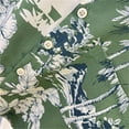 thumbnail image 6 of Ruyang Boys Hawaiian Shirts Green Tropical Print Beach Tee Shirt Summer Short Sleeve Button Down Tops with Pockets, 6 of 8