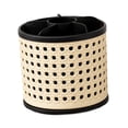 thumbnail image 4 of Organizador de brochas de maquillaje y lápices, multiusos, con soporte giratorio de 360 degree para bolígrafos. Negro, 4 of 9