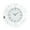 Silver Mirrored Geometric Starburst Round 2" x 24" x 24", variant on DecMode 2" Silver Glass Starburst Mirrored Wall Clock