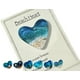thumbnail image 1 of Corazón de bolsillo de vidrio para playa, adorno de corazón de vidrio oceánico hecho a mano con fusión de mar natural, ficha de bolsillo de corazón de vidrio fusionado, mini ficha linda y duradera con, 1 of 7