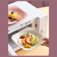 thumbnail image 4 of Bxaolu Serving Tray for Entertaining, Serving Platters for Snacks, Fruit, Cookies, Dessert, Reusable Plastic Trays for Serving Food and Pantry Organization, 7.8in, Beige, 4 of 9