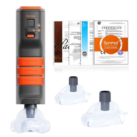 Dispositivo Anti Asfixia Sonmol Premium Con 3 Mascarillas Kit Doméstico De Rescate En Caso De Asfixia